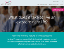 Tablet Screenshot of landmarkworldwidevancouver.com